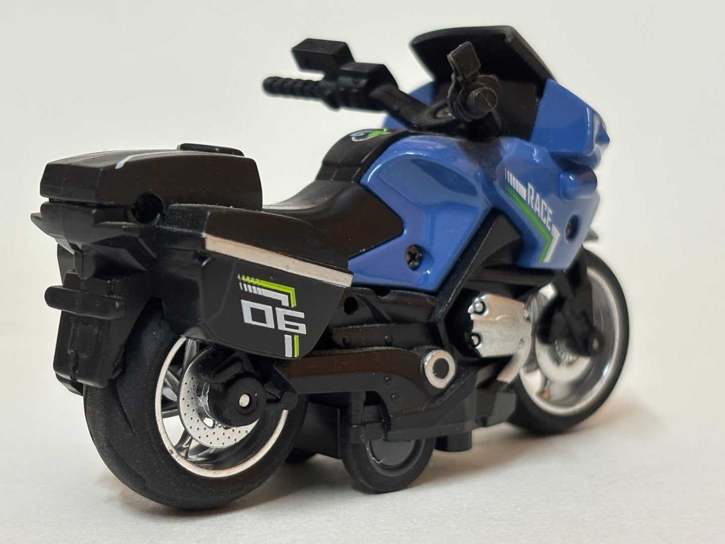 Hawala Patrol Push & Pull-Back Diecast Motorcycle Model – Collectible Toy Bike