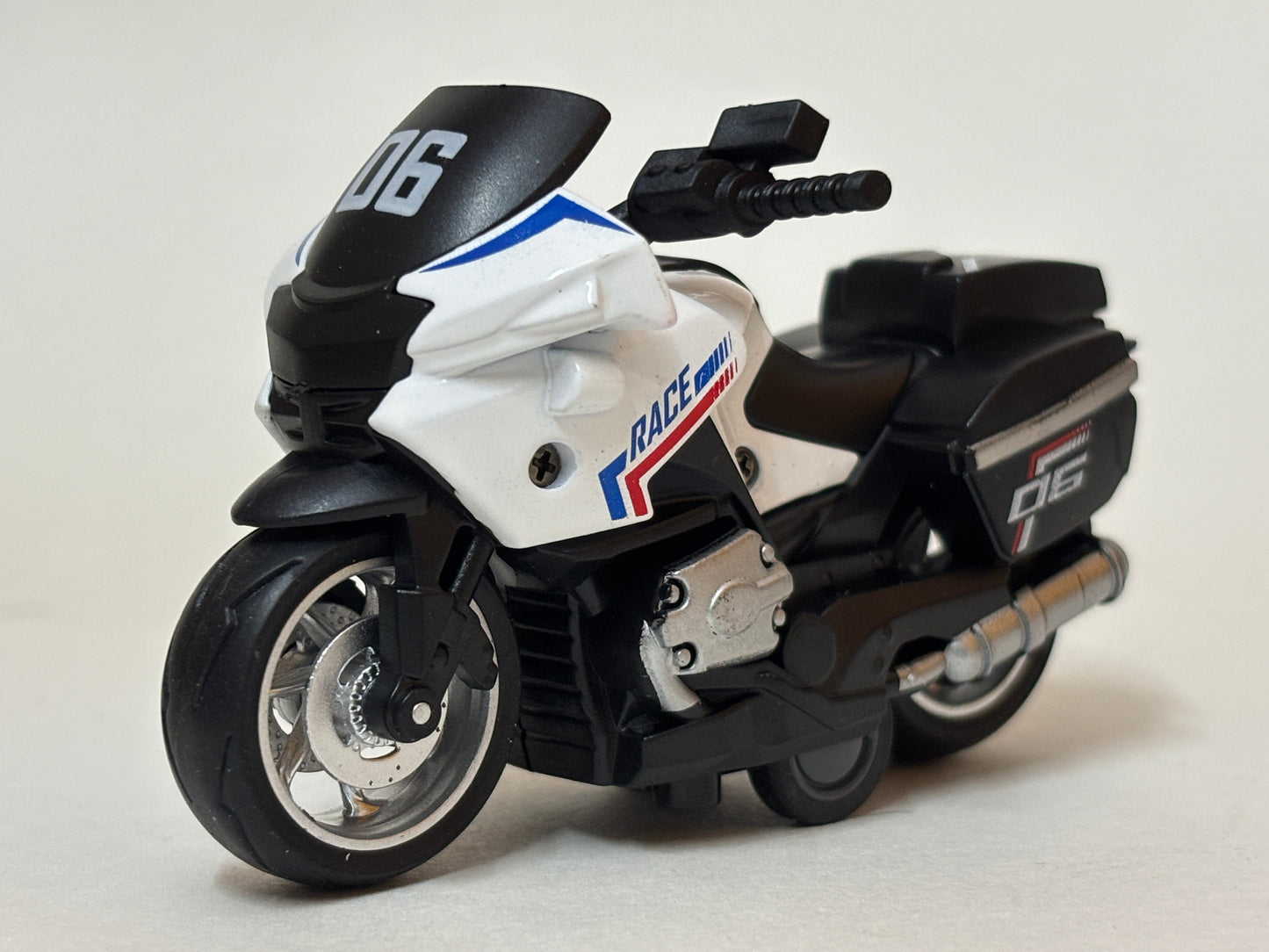 Hawala Patrol Push & Pull-Back Diecast Motorcycle Model – Collectible Toy Bike