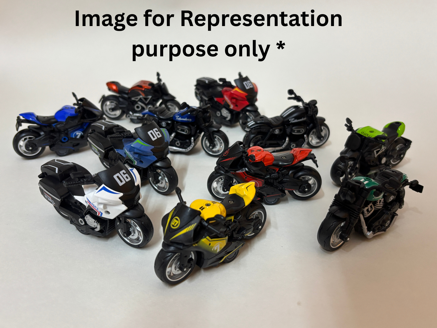 Hawala Patrol Push & Pull-Back Diecast Motorcycle Model – Collectible Toy Bike