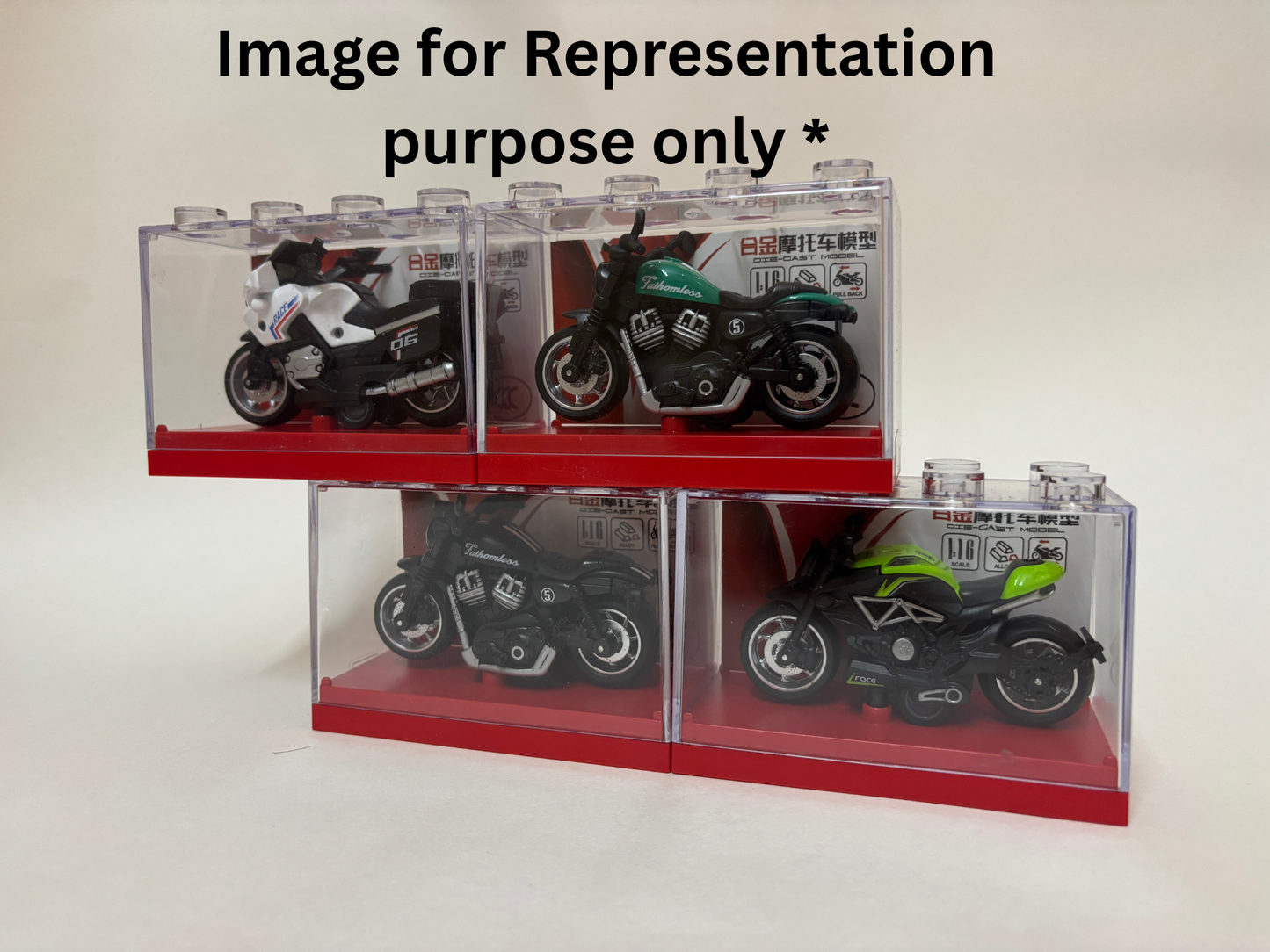 Pakka Racer Pull back Diecast Motorcycle – Collectible Metal Toy Bike