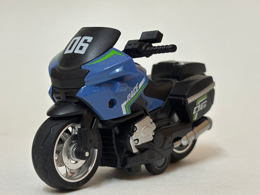 Hawala Patrol Push & Pull-Back Diecast Motorcycle Model – Collectible Toy Bike