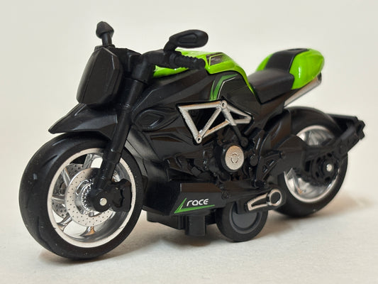 Hara Daku Pull-Back Diecast Motorcycle – Collectible Metal Toy Bike